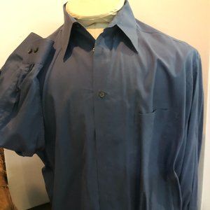 Claiborne  blue dress shirt  17  32/33